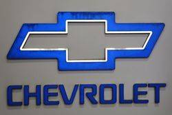 Chevrolet Cadillac Light Box Dealers Sign