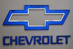 Chevrolet Cadillac Light Box Dealers Sign