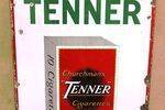 Churchmans Tenner Cigarettes Pictorial Enamel  Sign