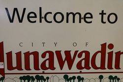 City Of Nunawading Aluminum Sign 