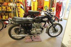 Classic 1969 Triumph T100C Motorcycle 