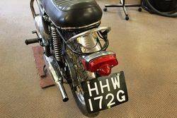 Classic 1969 Triumph T100C Motorcycle 