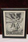 Classic Original Framed Bingham +Co Advertising Cycles  Print
