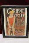 Classic Original Framed Orient Cycles Advertising Cycles  Print