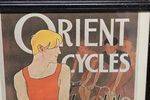 Classic Original Framed Orient Cycles Advertising Cycles  Print
