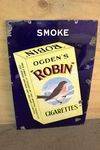 Classic Robin Cigarettes Pictorial Enamel Sign