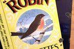 Classic Robin Cigarettes Pictorial Enamel Sign