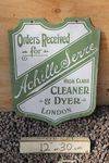 Cleaner And Dyer Enamel Sign