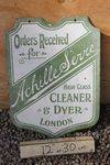 Cleaner And Dyer Enamel Sign