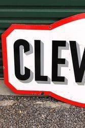 Cleveland Enamel Advertising Sign