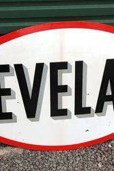 Cleveland Enamel Advertising Sign