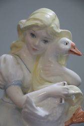 Coalport Figurine Ladies The Goose Girl  