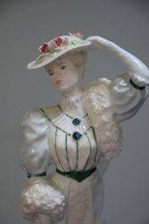 Coalport Lady Figurine Beatrice at The Garden Party 