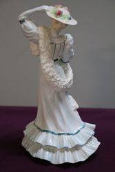 Coalport Lady Figurine Beatrice at The Garden Party 