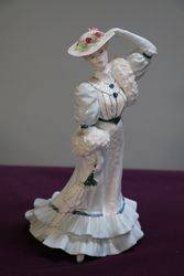 Coalport Lady Figurine Beatrice at The Garden Party 