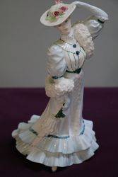 Coalport Lady Figurine Beatrice at The Garden Party 