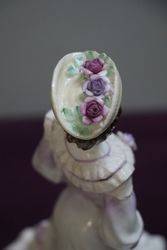 Coalport Lady Figurine Louisa At Ascot 