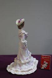 Coalport Lady Figurine Louisa At Ascot 