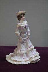Coalport Lady Figurine Louisa At Ascot 