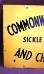 Commonwealth Fertilisers Enamel Advertising Sign 