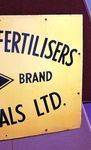 Commonwealth Fertilisers Enamel Advertising Sign 