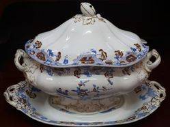 Copeland + Garrett Spode Works Staffordshire C1833 47 Tureen + Stand 
