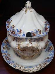 Copeland + Garrett Spode Works Staffordshire C1833 47 Tureen + Stand 