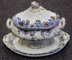 Copeland and Garrett Spode Works  Staffordshire  C183347 Tureen and Stand 