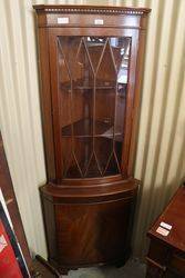 Corner 3 shelves Display Cabinet 