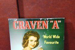 Craven A Cigarettes Pictorial Tin Calendar