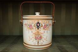 Crown Devon Biscuit Barrel  