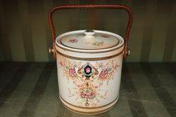 Crown Devon Biscuit Barrel  