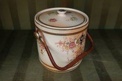 Crown Devon Biscuit Barrel  