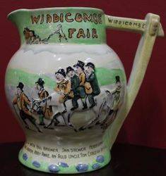 Crown Devon Widdicombe Fair Musical Jug