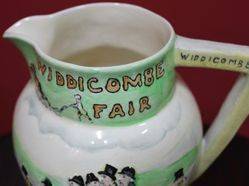 Crown Devon Widdicombe Fair Musical Jug