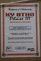 Decorative Mirror Pub Car Memorabilia Vintage Ford Falcon XY 