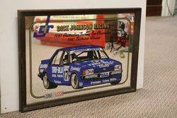 Decorative Mirror  Pictorial Australian Touring Car Champion 