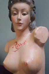Decorative Shop Display Advertising Figure of A Nude Bust 