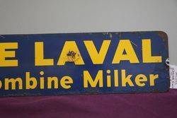 Delaval Milker Double Side Tin Sign 