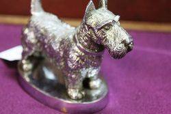 Desmo Vintage Scotch Terrier Dog Car Mascot 