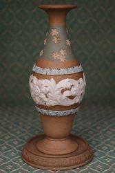 Doulton Lambeth Silicon Vase and Stand C1882 