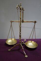 Doyle and Son Victorian Brass balance scale