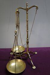 Doyle and Son Victorian Brass balance scale