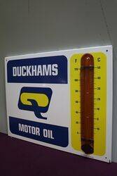 Duckhams Motor Oil Thermometer Sign 