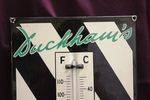 Duckhams Thermometer Enamel Sign