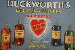 Duckworthand39s Essences and Colours Card Advertising Sign 