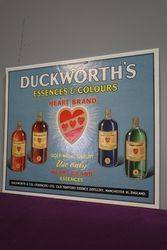 Duckworthand39s Essences and Colours Card Advertising Sign 