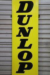 Dunlop D Enamel Advertising Sign  