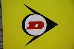 Dunlop D Enamel Advertising Sign  