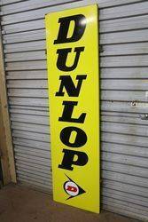 Dunlop D Enamel Advertising Sign  
